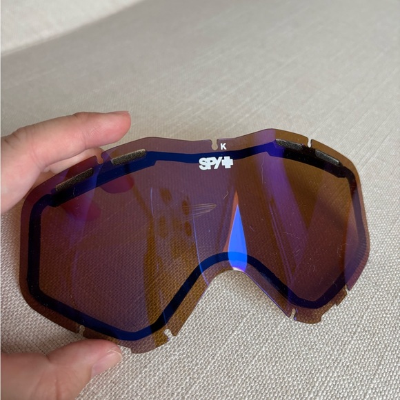 SPY Blue Snowboarding Ski Goggles with Extra Lens and Bag Unisex - Picture 5 of 7